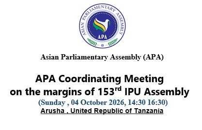 APA Coordination Meeting to Convene Alongside the 153rd IPU Assembly in Tanzania